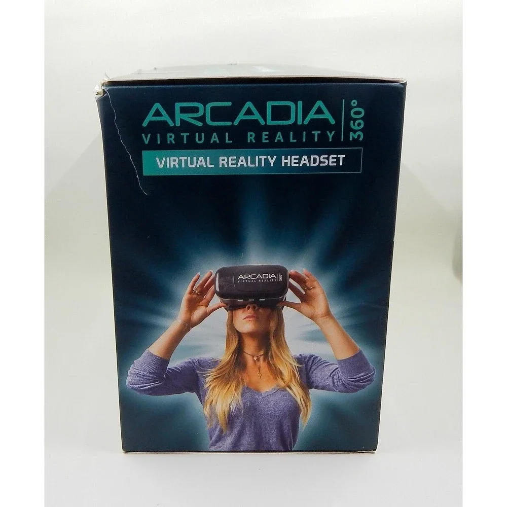 Virtual Reality Headset Arcadia 360 Smartphone VR Black